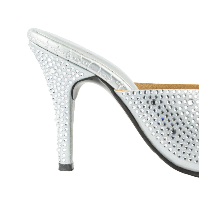 Versatile Silver High Heel Sandals