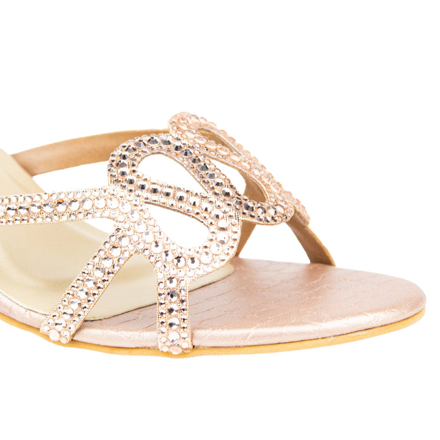Sabah Women Rose Heel Sandals