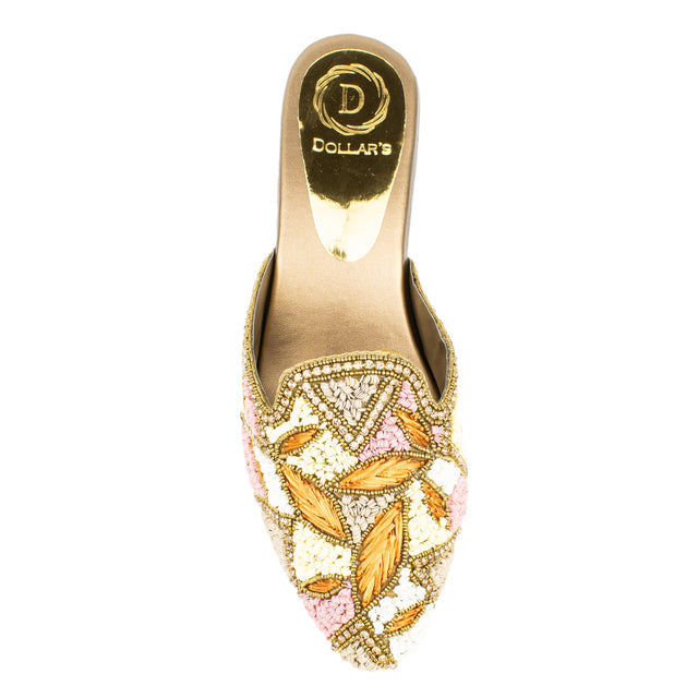 Bold Bronze Block Heel Sandals