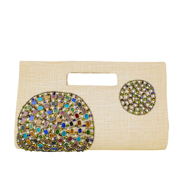 Gold Handcrafted Authentic Jute Handbags
