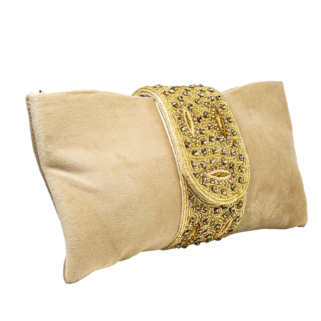 Handcrafted Gold Crystal Purse