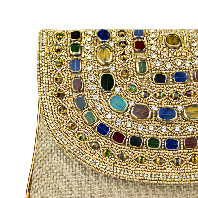 Handcrafted Yasmin Brown Purse