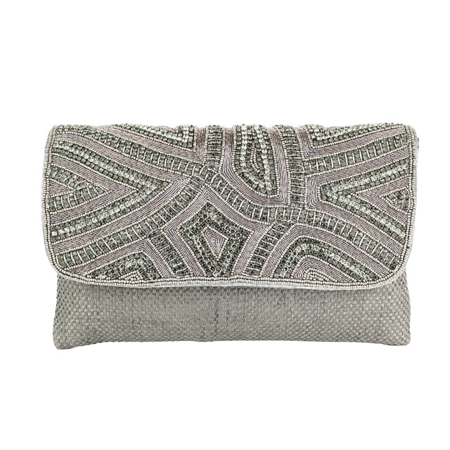 Handcrafted Grey Purse