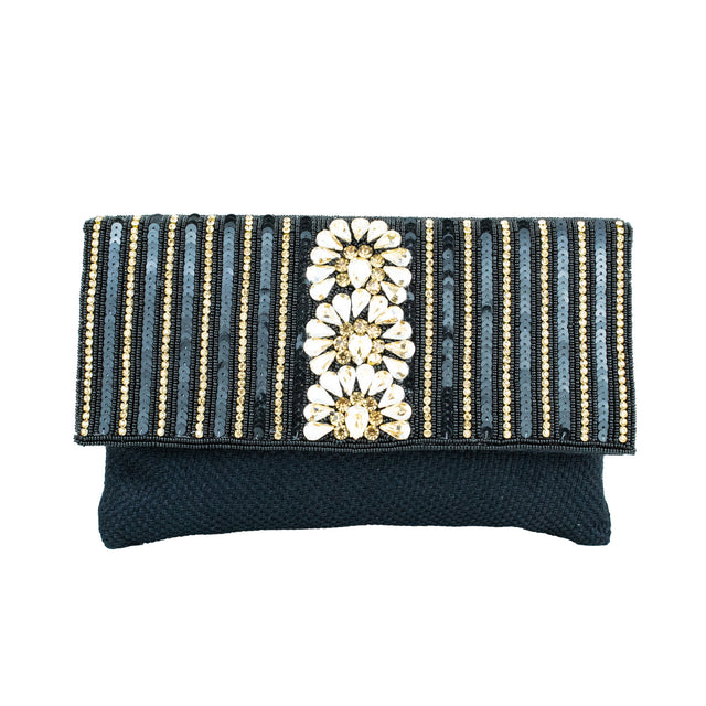 Black Gold Handcrafted Jute Handbags