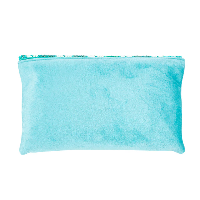 Handmade Elham Blue Clutch Bag