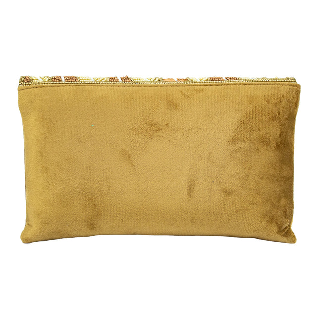 Handmade Elham Brown Clutch Bag