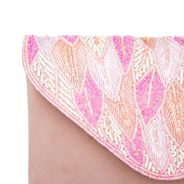 Handmade Elham Rose Clutch Bag