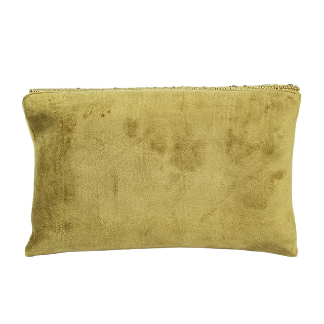 Handmade Nasira Brown Clutch Bag