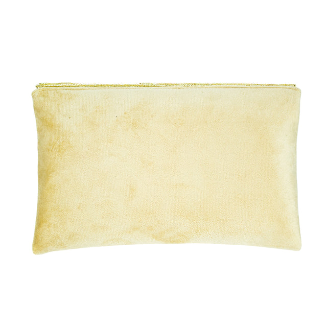 Handmade Nasira Gold Clutch Bag