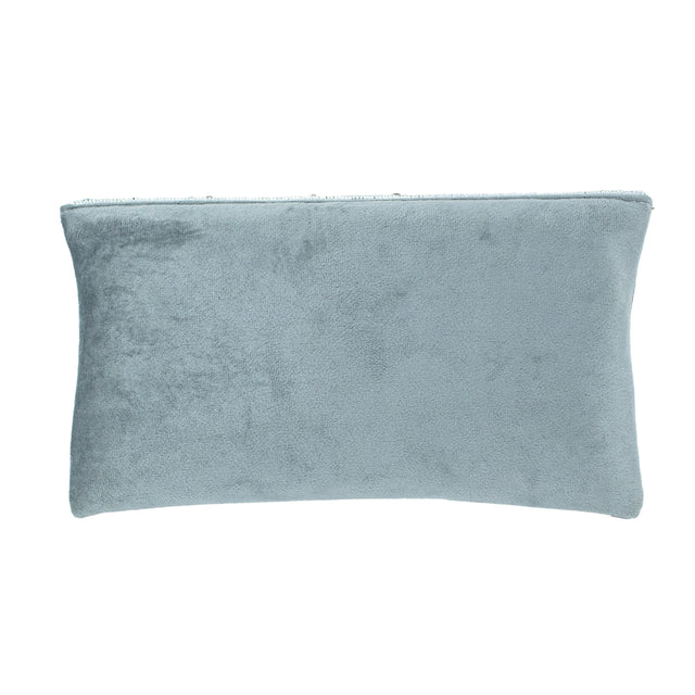 Handmade Fatima Grey Clutch Bag