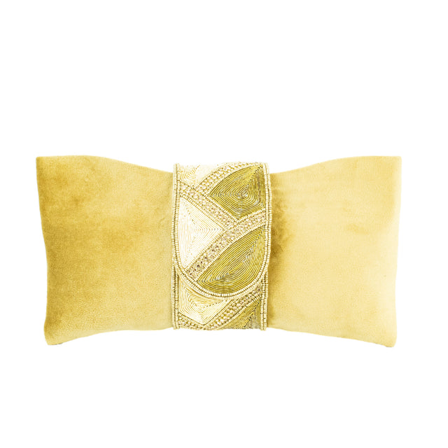 Brown Handcrafted Crystal Jute Handbags
