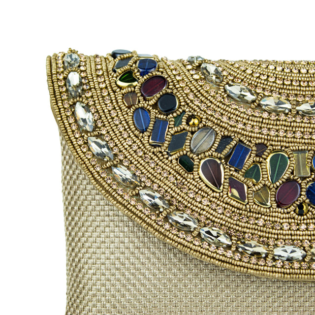 Handmade Samiya Black Clutch Bag