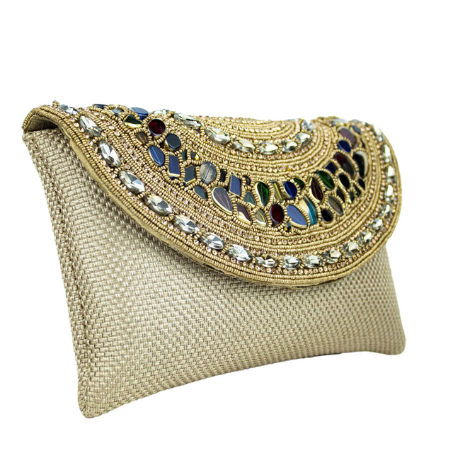 Handmade Samiya Black Clutch Bag