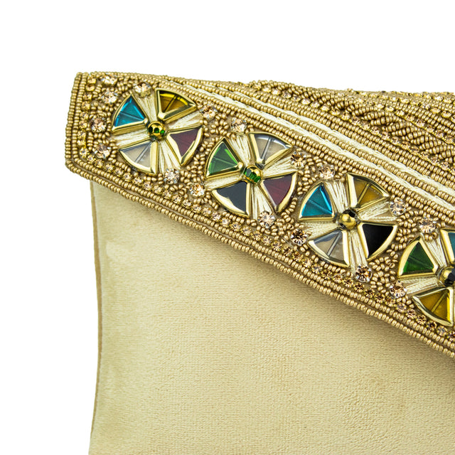 Handmade Hoor Gold Clutch Bag