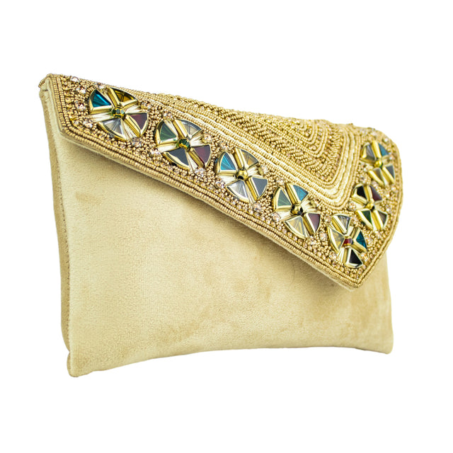 Handmade Hoor Gold Clutch Bag