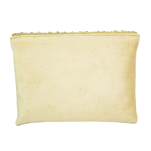 Handmade Jannah Gold Clutch Handbag