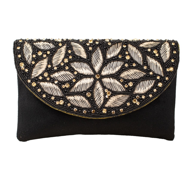 Black Gold Handcrafted Jute Handbags