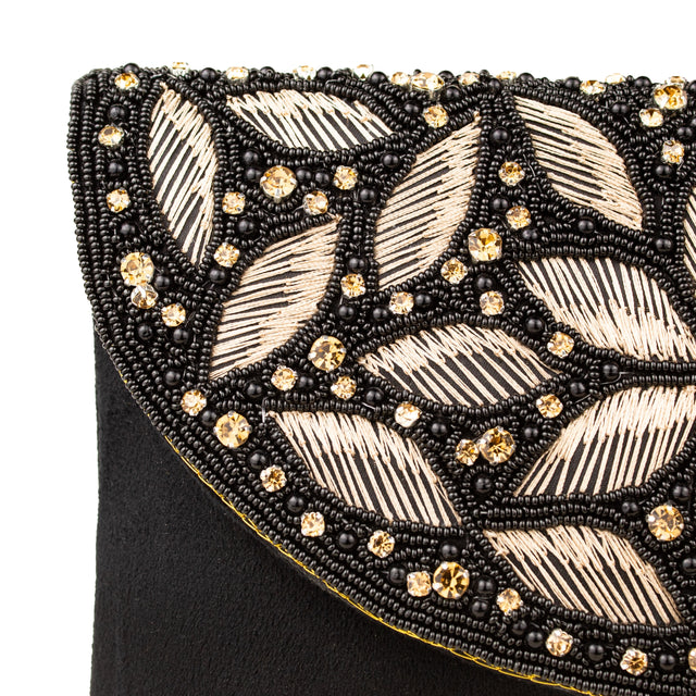 Black Gold Handcrafted Jute Handbags