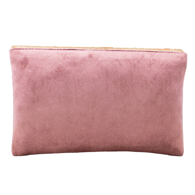 Rose Handcrafted Authentic Jute Crystal Embellished Handbags