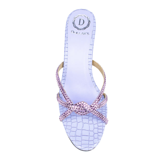 Amal Captivating Lavender Pencil Heel Sandals
