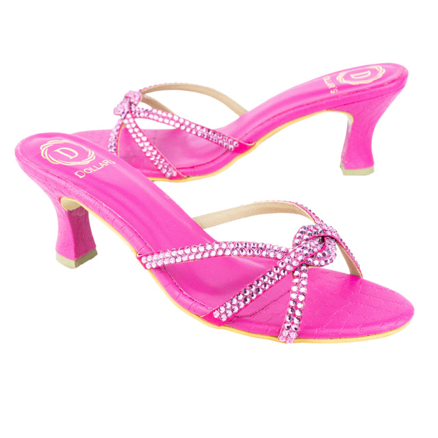 Amal Modern Pink Pencil Heel Sandals