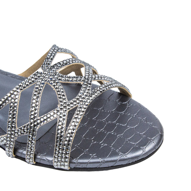 Maha Exclusive Grey Flat Slippers