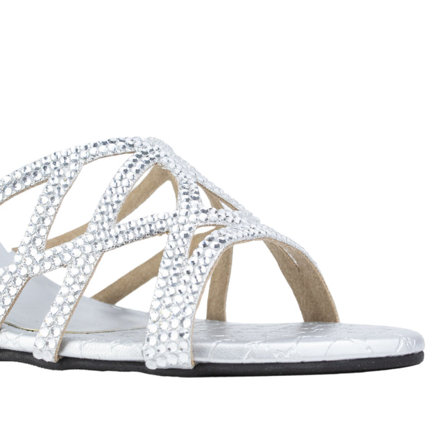 Maha Versatile Silver Pencil Heel Sandals