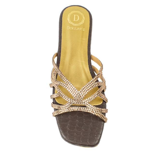 Dalia Modern Brown Flat Slippers