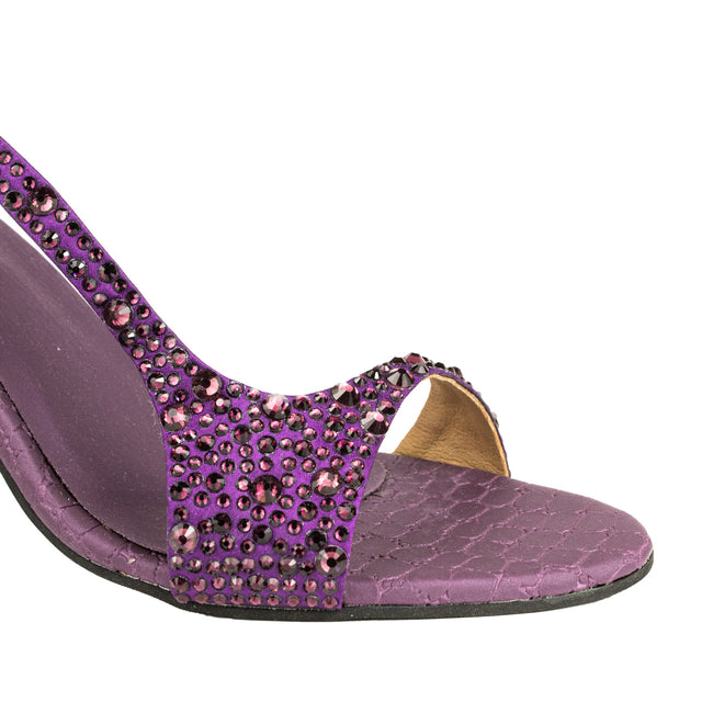 Feminine-chic Purple High Heel Sandals