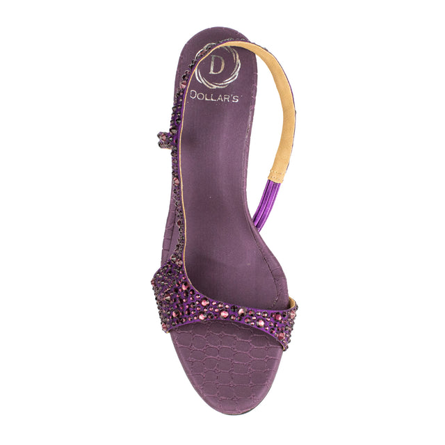 Feminine-chic Purple High Heel Sandals