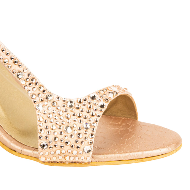 Opulent Rose High Heel Sandals