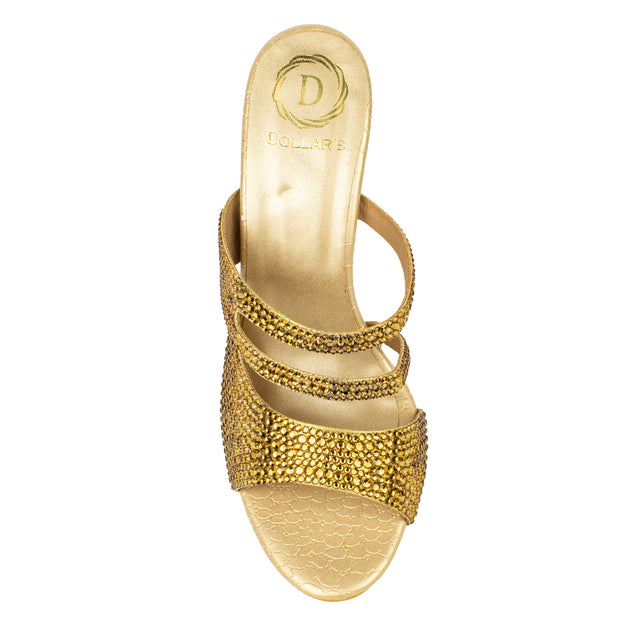Rabia Refined Gold High Heel Sandals