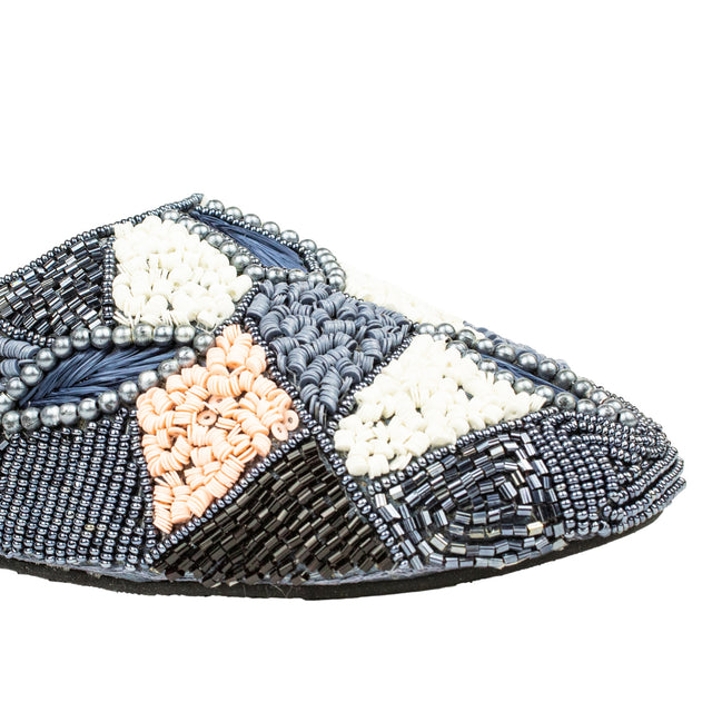 Minimalist Grey Flat Slippers