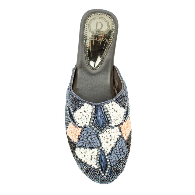 Minimalist Grey Flat Slippers