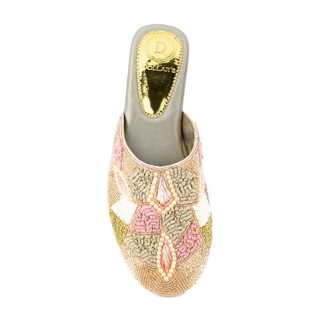 Striking Rose Flat Slippers