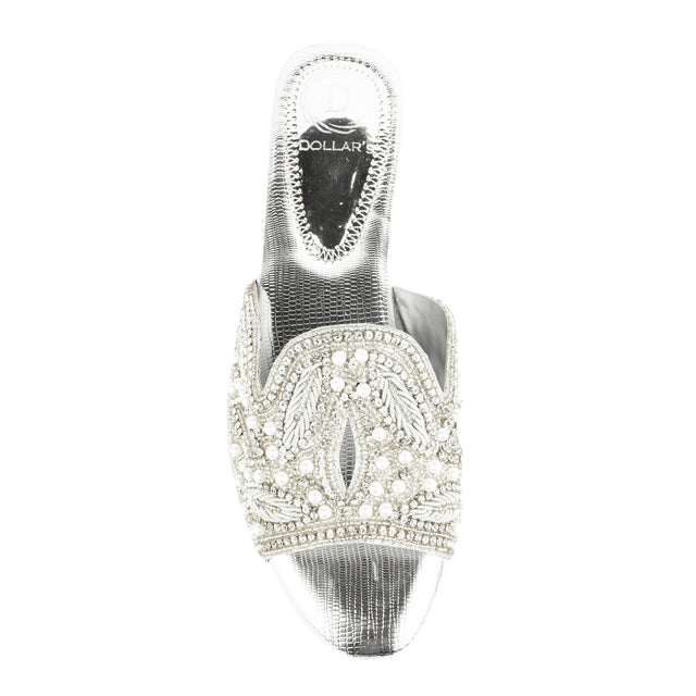 Women Silver Flat Sandals