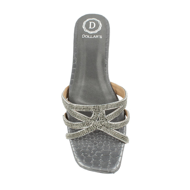 Minimalist Grey Flat Slippers