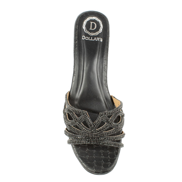 Arwa Weekend-ready Black Block Heel Sandals