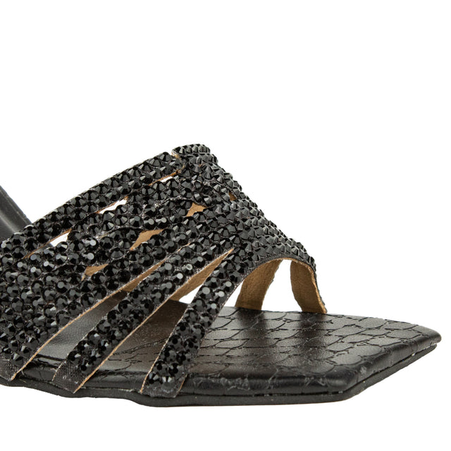 Iconic-fit Black High Heel Sandals