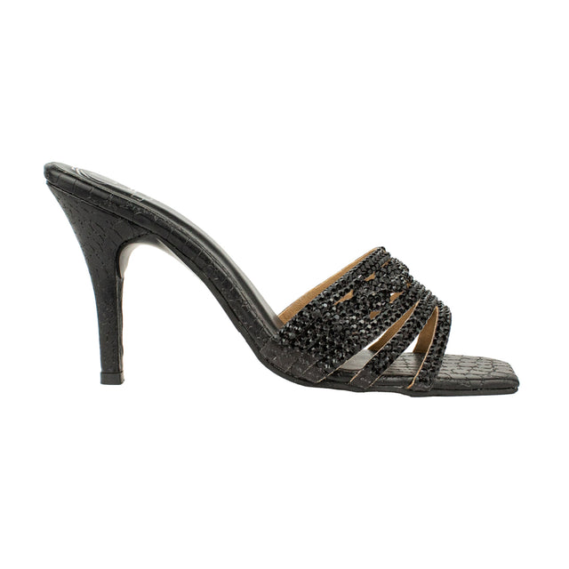 Iconic-fit Black High Heel Sandals