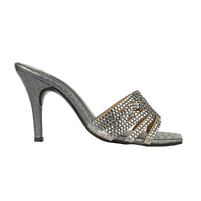 Modern Grey High Heel Sandals