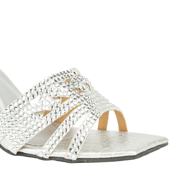 Elevated Silver High Heel Sandals