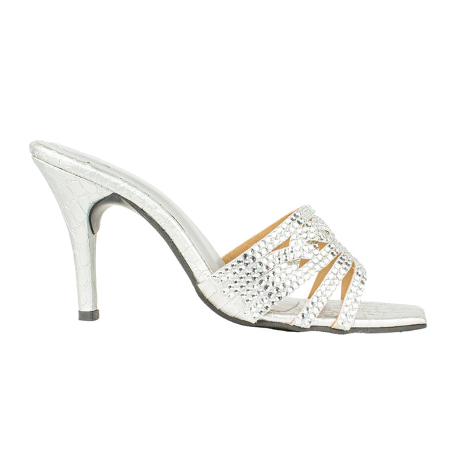 Elevated Silver High Heel Sandals