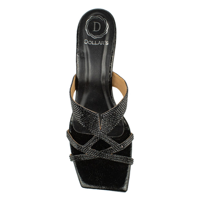 Feminine-chic Black High Heel Sandals