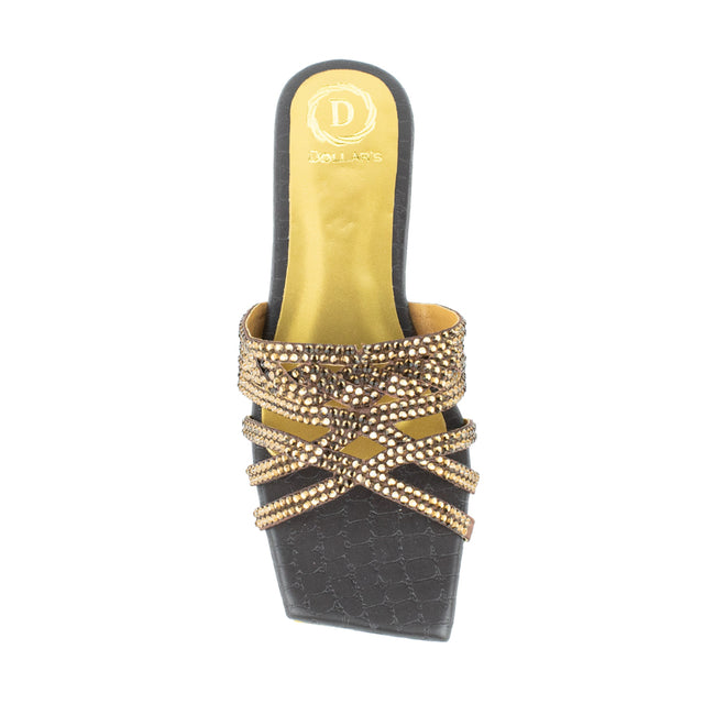 Captivating Brown Flat Slippers