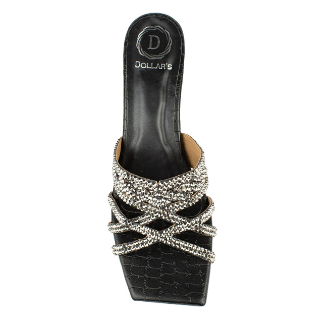 Sophisticated Black Block Heel Sandals