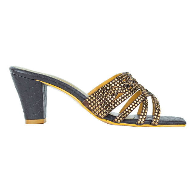Classic Brown Block Heel Sandals