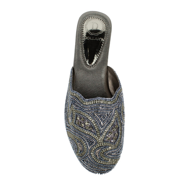 Elevated Grey Flat Slippers
