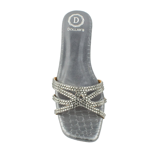 Exclusive Grey Flat Slippers