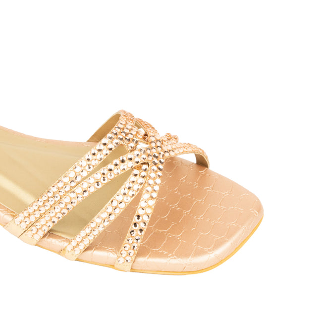 Modern Rose Flat Slippers
